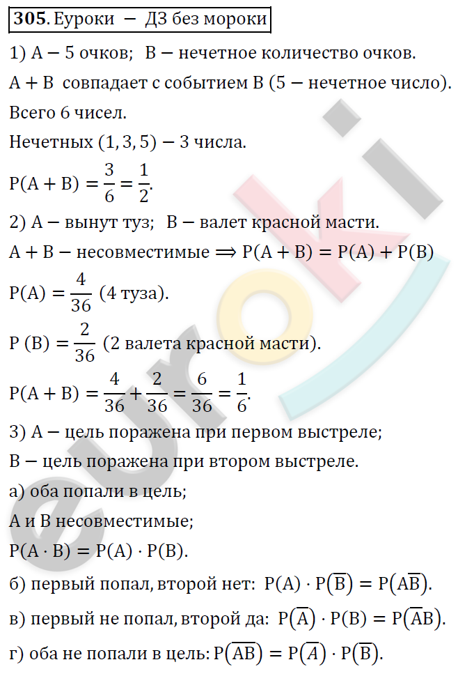Алгебра 9 класс. ФГОС Колягин, Ткачева, Фёдорова Задание 305