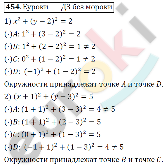 Алгебра 9 класс. ФГОС Колягин, Ткачева, Фёдорова Задание 454