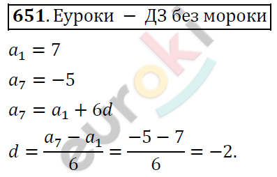 Алгебра 9 класс. ФГОС Колягин, Ткачева, Фёдорова Задание 651