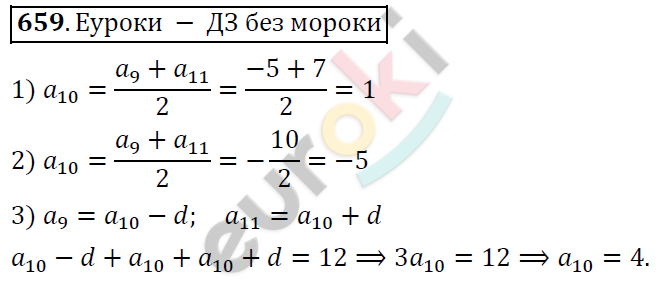 Алгебра 9 класс Алимов Задание 659
