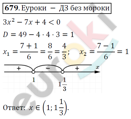 Алгебра 9 класс Алимов Задание 679