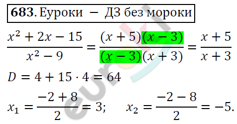 Алгебра 9 класс. ФГОС Колягин, Ткачева, Фёдорова Задание 683