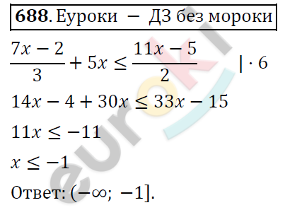 Алгебра 9 класс. ФГОС Колягин, Ткачева, Фёдорова Задание 688