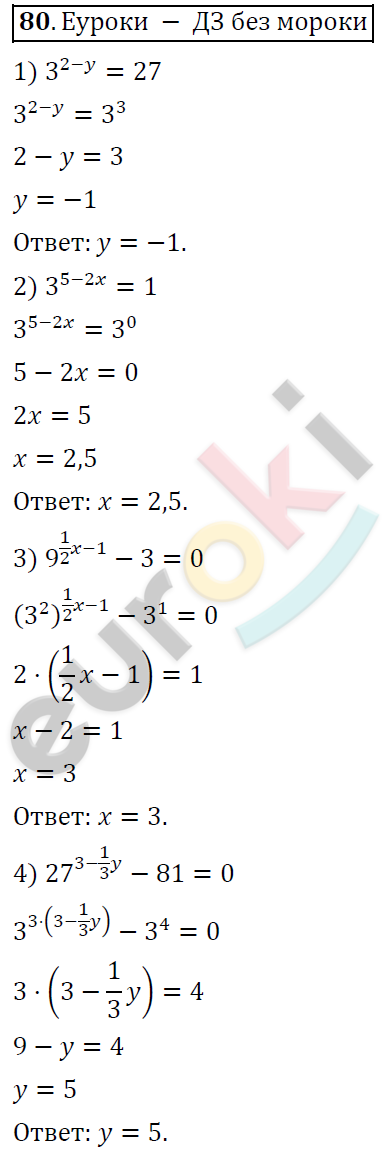 Алгебра 9 класс Алимов Задание 80