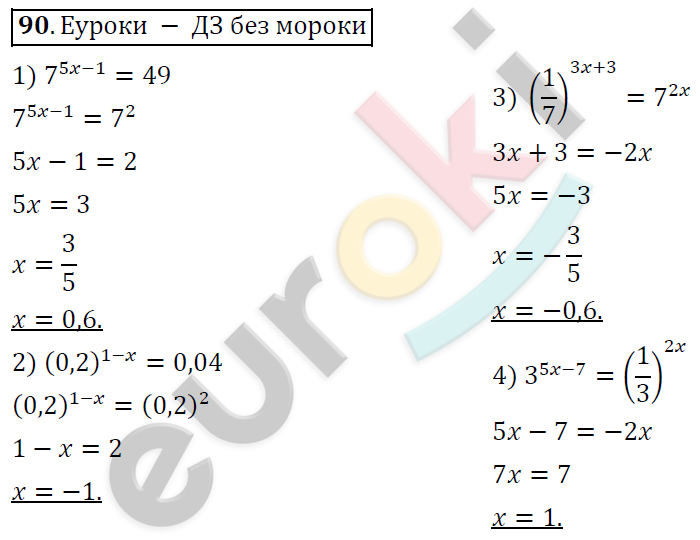 Алгебра 9 класс. ФГОС Колягин, Ткачева, Фёдорова Задание 90