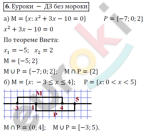 Алгебра 9 класс. ФГОС Колягин, Ткачева, Фёдорова Задание 6