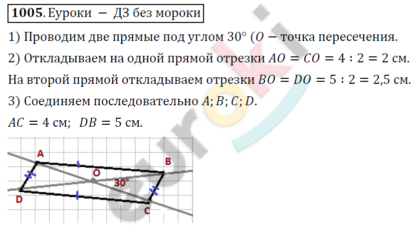 Математика 6 класс. ФГОС Дорофеев, Шарыгин Задание 1005