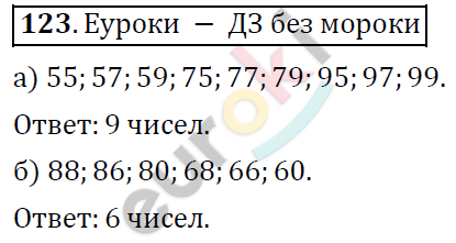 Математика 6 класс. ФГОС Дорофеев, Шарыгин Задание 123