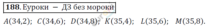 Математика 6 класс. ФГОС Дорофеев, Шарыгин Задание 188