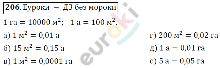 Математика 6 класс. ФГОС Дорофеев, Шарыгин Задание 206