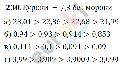 Математика 6 класс. ФГОС Дорофеев, Шарыгин Задание 230