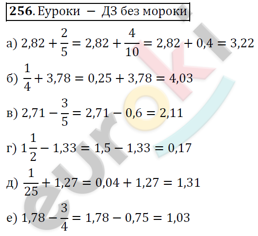 Математика 6 класс. ФГОС Дорофеев, Шарыгин Задание 256