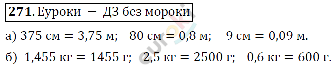 Математика 6 класс. ФГОС Дорофеев, Шарыгин Задание 271