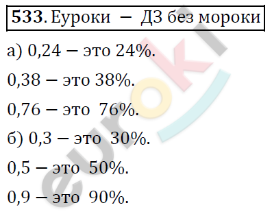 Математика 6 класс. ФГОС Дорофеев, Шарыгин Задание 533