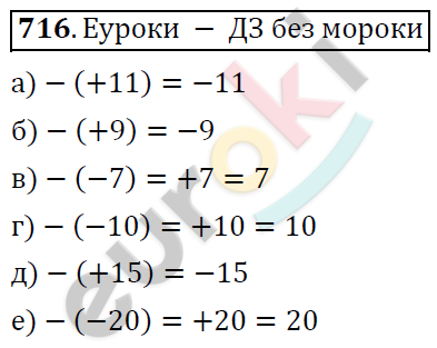 Математика 6 класс. ФГОС Дорофеев, Шарыгин Задание 716
