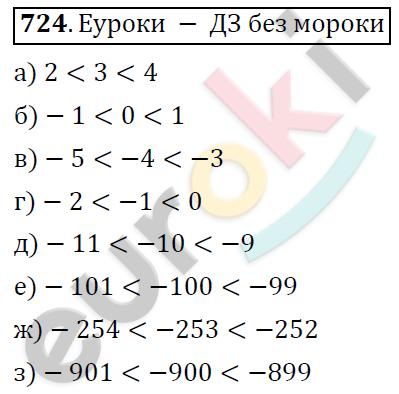 Математика 6 класс. ФГОС Дорофеев, Шарыгин Задание 724