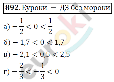 Математика 6 класс. ФГОС Дорофеев, Шарыгин Задание 892