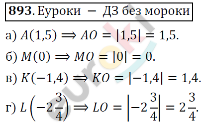 Математика 6 класс. ФГОС Дорофеев, Шарыгин Задание 893