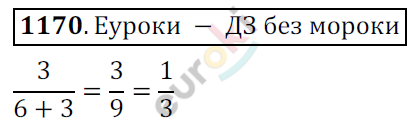 Математика 6 класс. ФГОС Мерзляк, Полонский, Якир Задание 1170