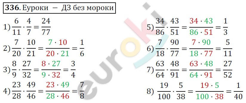 Математика 6 класс. ФГОС Мерзляк, Полонский, Якир Задание 336