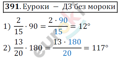 Математика 6 класс. ФГОС Мерзляк, Полонский, Якир Задание 391