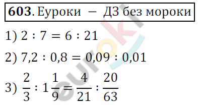 Математика 6 класс. ФГОС Мерзляк, Полонский, Якир Задание 603