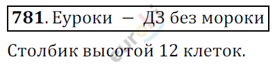 Математика 6 класс. ФГОС Мерзляк, Полонский, Якир Задание 781
