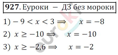 Математика 6 класс. ФГОС Мерзляк, Полонский, Якир Задание 927