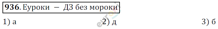 Математика 6 класс. ФГОС Мерзляк, Полонский, Якир Задание 936