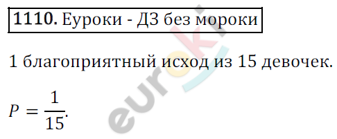 Математика 6 класс. ФГОС Зубарева, Мордкович Задание 1110