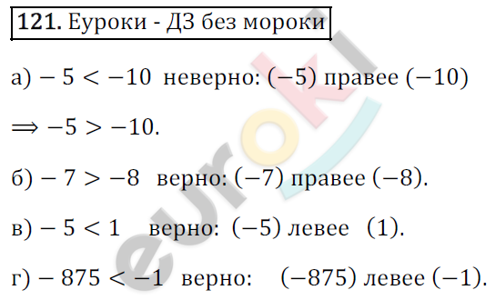 Математика 6 класс. ФГОС Зубарева, Мордкович Задание 121
