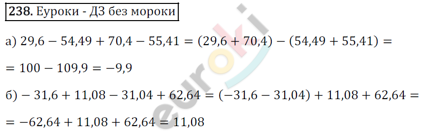 Математика 6 класс. ФГОС Зубарева, Мордкович Задание 238