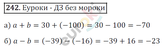 Математика 6 класс. ФГОС Зубарева, Мордкович Задание 242