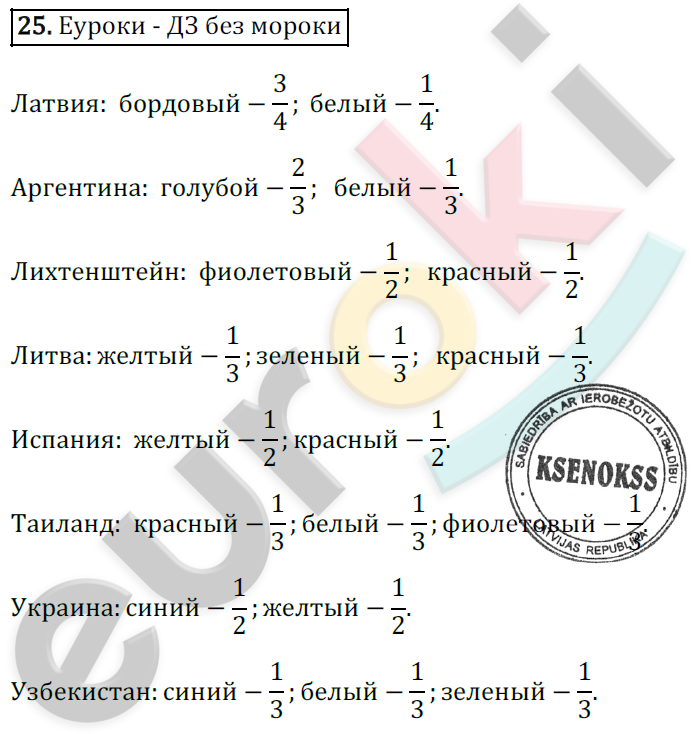 Математика 6 класс. ФГОС Зубарева, Мордкович Задание 25