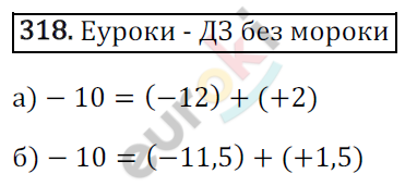 Математика 6 класс. ФГОС Зубарева, Мордкович Задание 318
