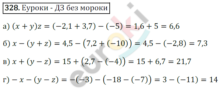 Математика 6 класс. ФГОС Зубарева, Мордкович Задание 328