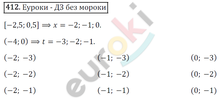 Математика 6 класс. ФГОС Зубарева, Мордкович Задание 412