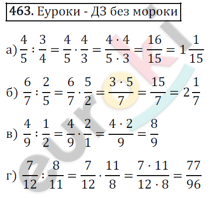 Математика 6 класс. ФГОС Зубарева, Мордкович Задание 463