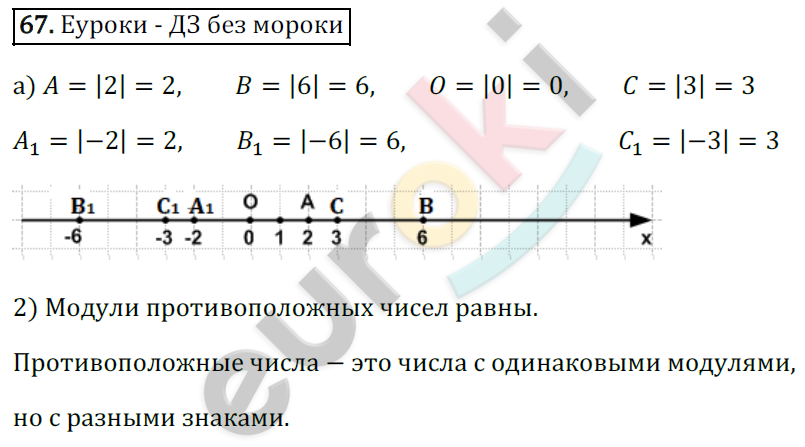 Математика 6 класс. ФГОС Зубарева, Мордкович Задание 67