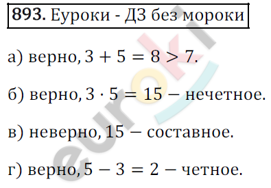 Математика 6 класс. ФГОС Зубарева, Мордкович Задание 893