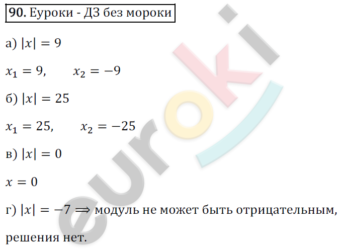 Математика 6 класс. ФГОС Зубарева, Мордкович Задание 90