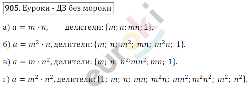 Математика 6 класс. ФГОС Зубарева, Мордкович Задание 905