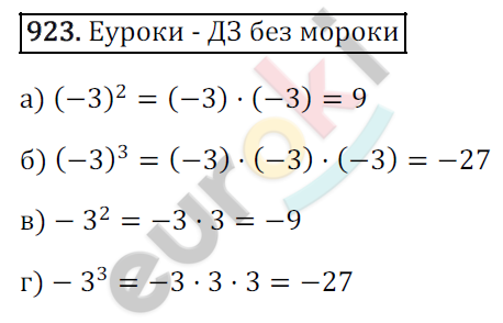 Математика 6 класс. ФГОС Зубарева, Мордкович Задание 923