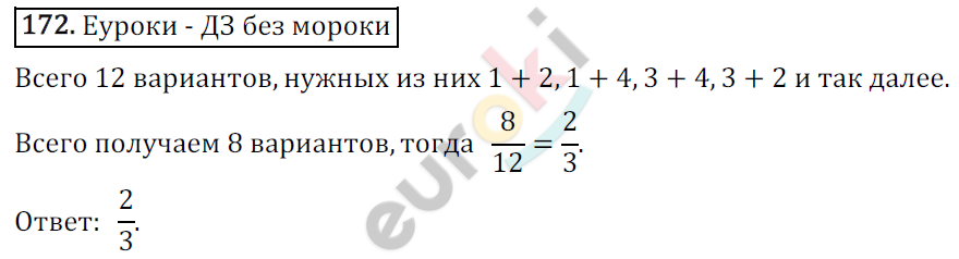 Дидактические материалы по алгебре 9 класс Мерзляк, Полонский, Рабинович Вариант 172