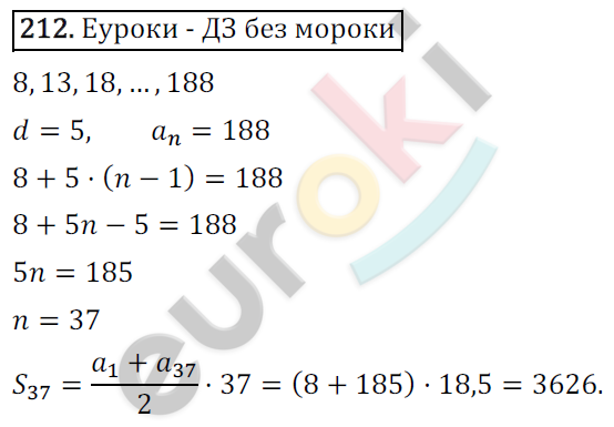 Дидактические материалы по алгебре 9 класс Мерзляк, Полонский, Рабинович Вариант 212