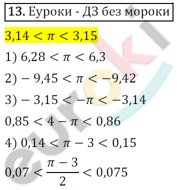 Дидактические материалы по алгебре 9 класс Мерзляк, Полонский, Рабинович Вариант 13