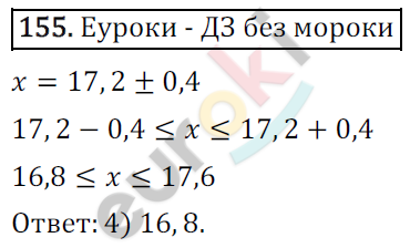 Дидактические материалы по алгебре 9 класс Мерзляк, Полонский, Рабинович Вариант 155