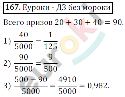 Дидактические материалы по алгебре 9 класс Мерзляк, Полонский, Рабинович Вариант 167