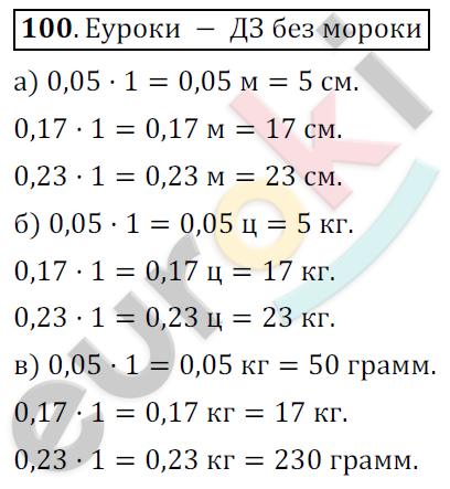 Математика 6 класс. ФГОС Никольский Задание 100