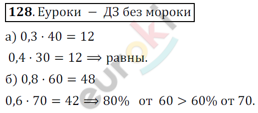 Математика 6 класс. ФГОС Никольский Задание 128